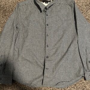 Pendleton  grant black and white shirt made in mexico